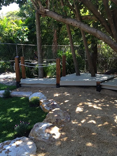 Decks around existing tree