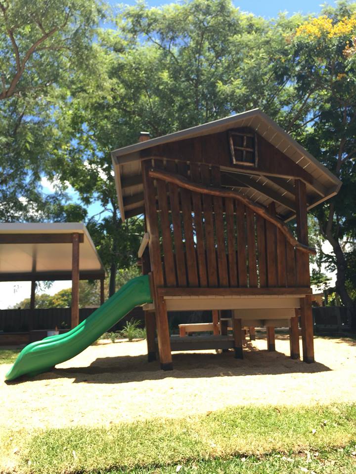 New Crooked playhouse. We so want to do more of these... Do you like our window?