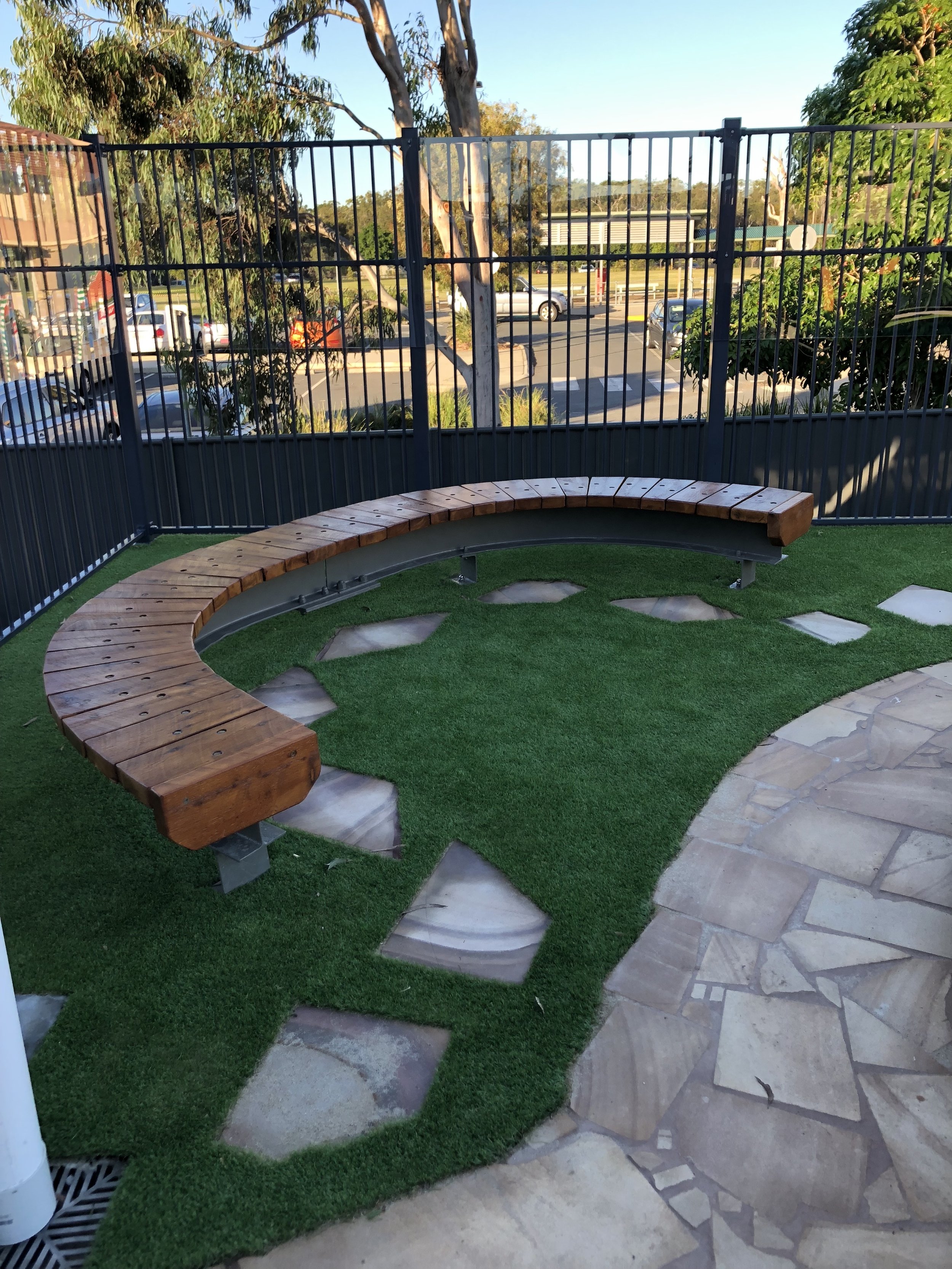 Custom timber seating