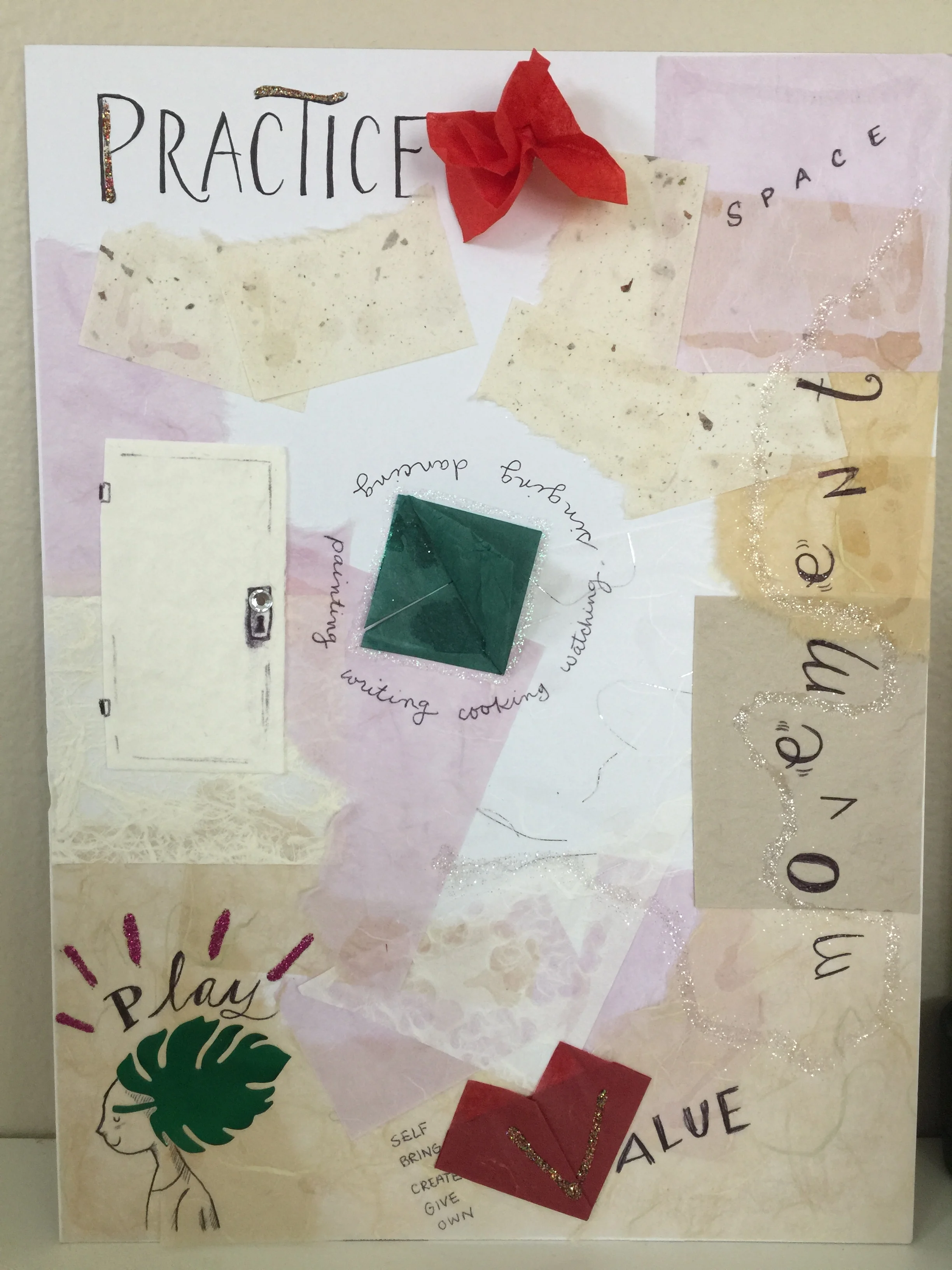 Dancing, Writing, Cooking, Painting, Singing, Watching, Repeat.