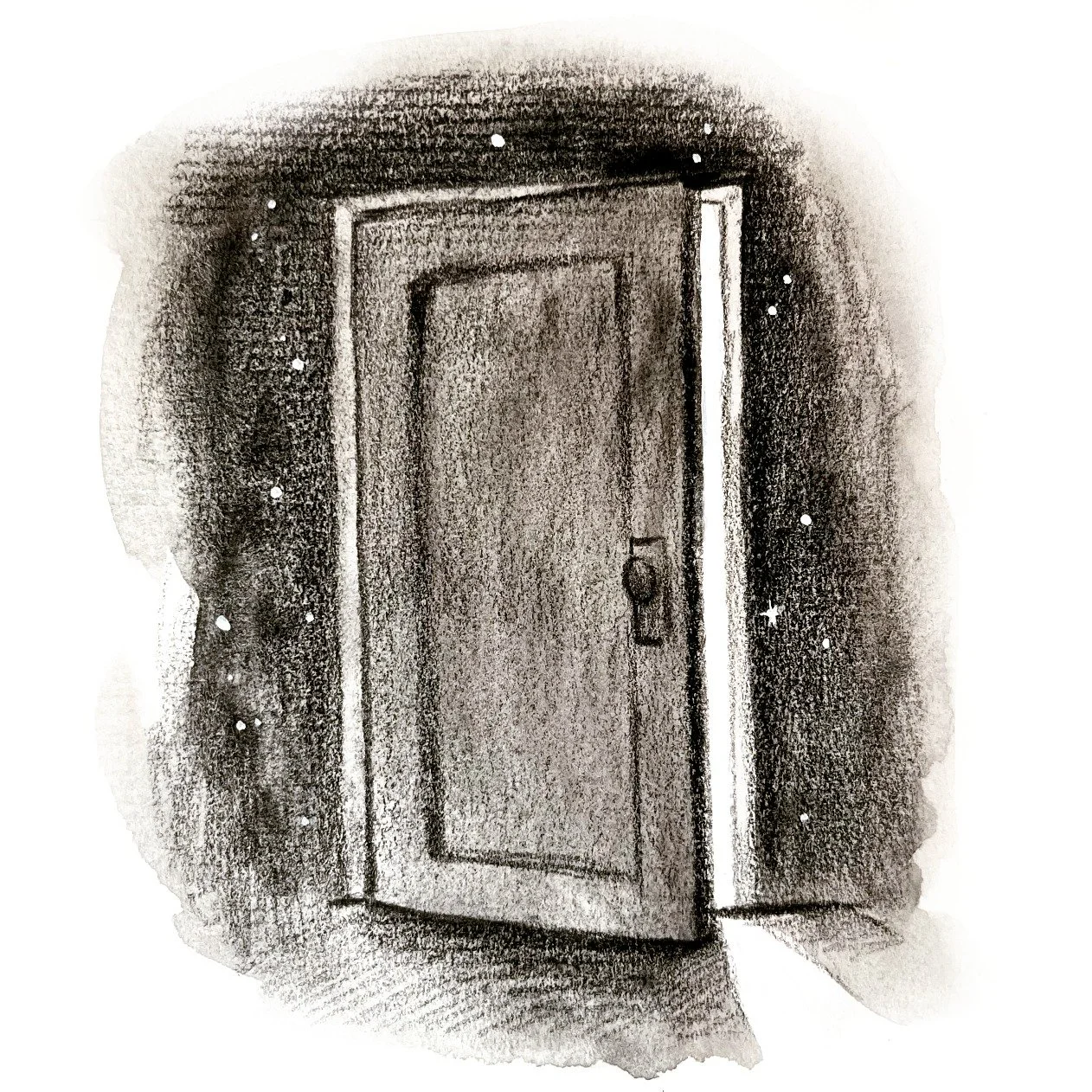 🌙 A door has opened...💫 Check out the Substack for an excerpt from my middle grade fantasy novel. Coming soon! #middlegrade #kidlitartist #writerslife