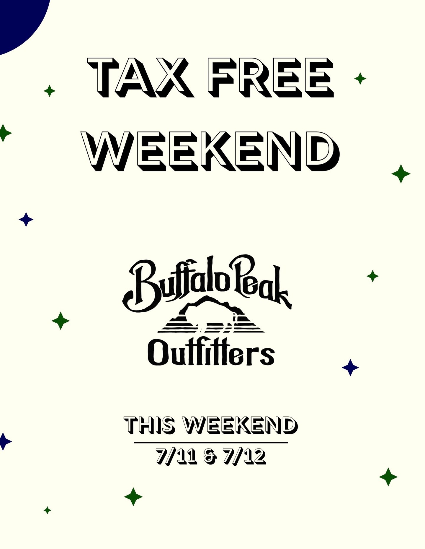 Consider this your reminder that Tax Free Weekend is THIS WEEKEND! Save an extra 8% on all clothing, footwear, and school backpacks under $100, and come check out all the awesome new sales we’ve got going on!