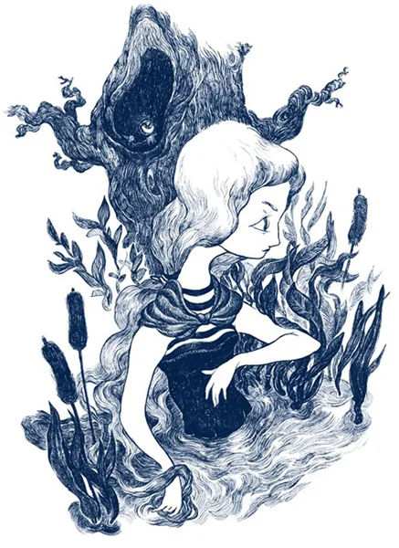 girl lost in swampland