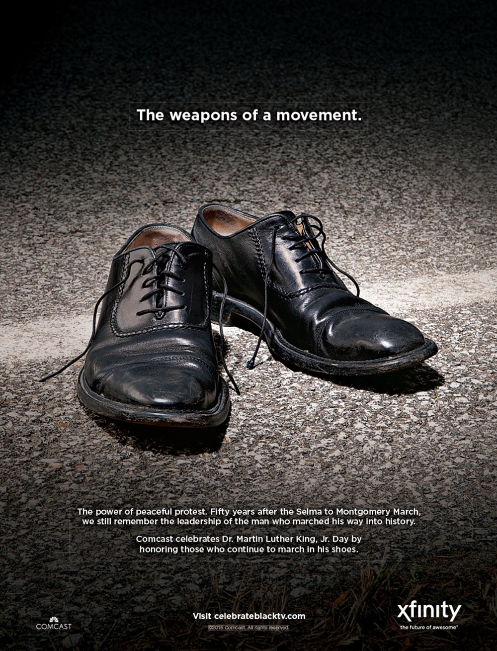 2015 Comcast ad commemorating the anniversary of the Selma march (Burrell Communications)