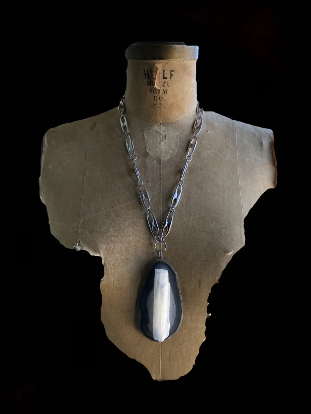 protection crystal necklace