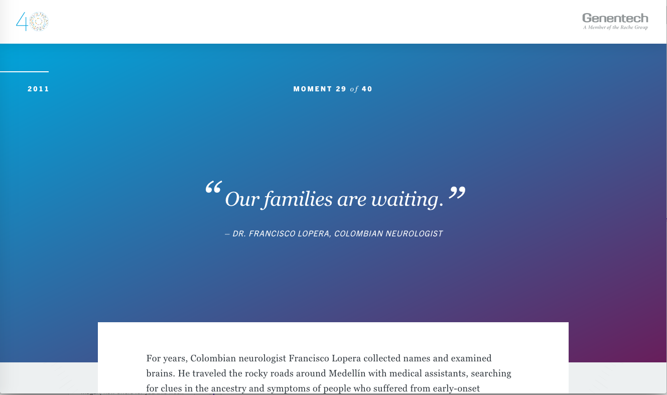 Our Families are Waiting for Genentech