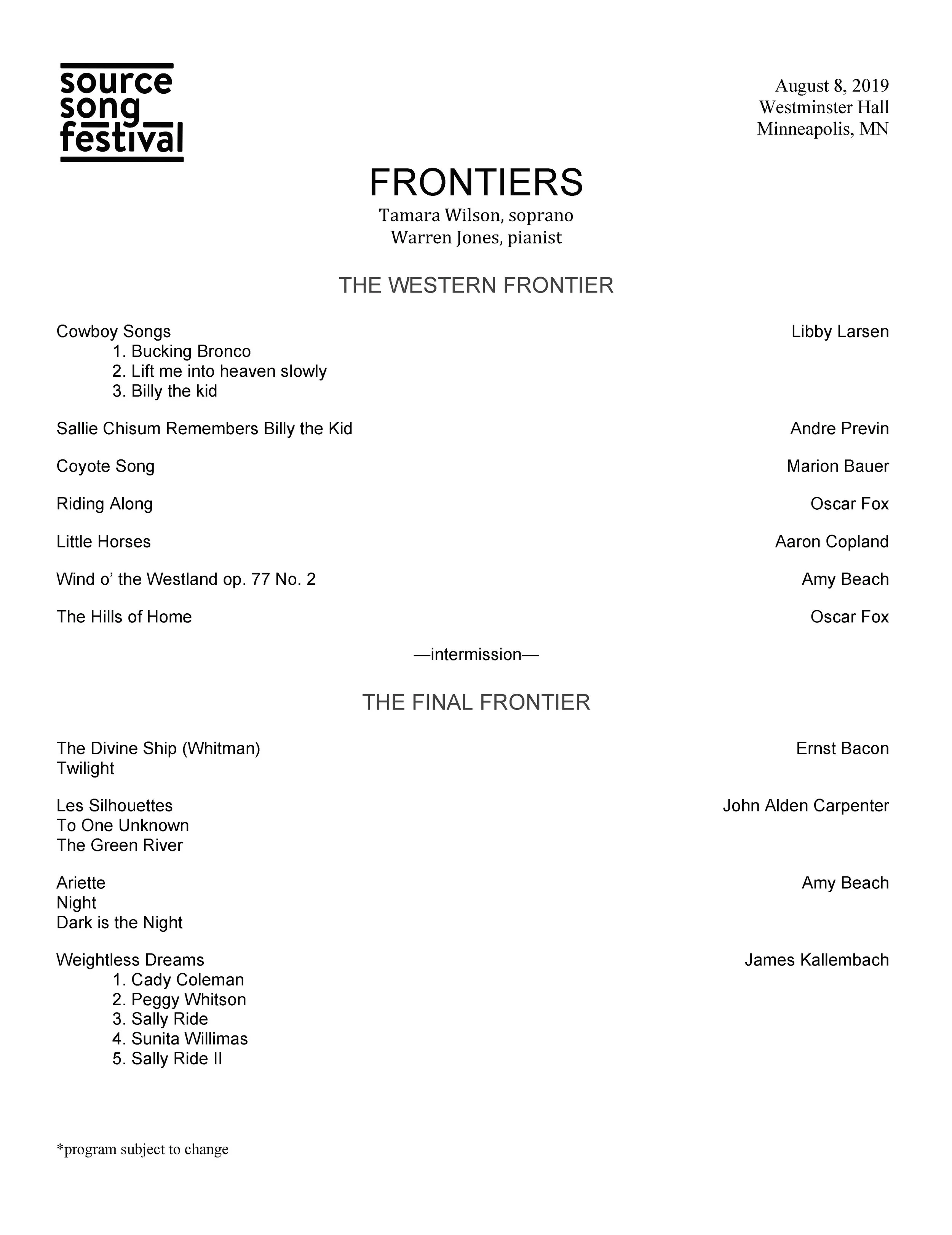 View program here