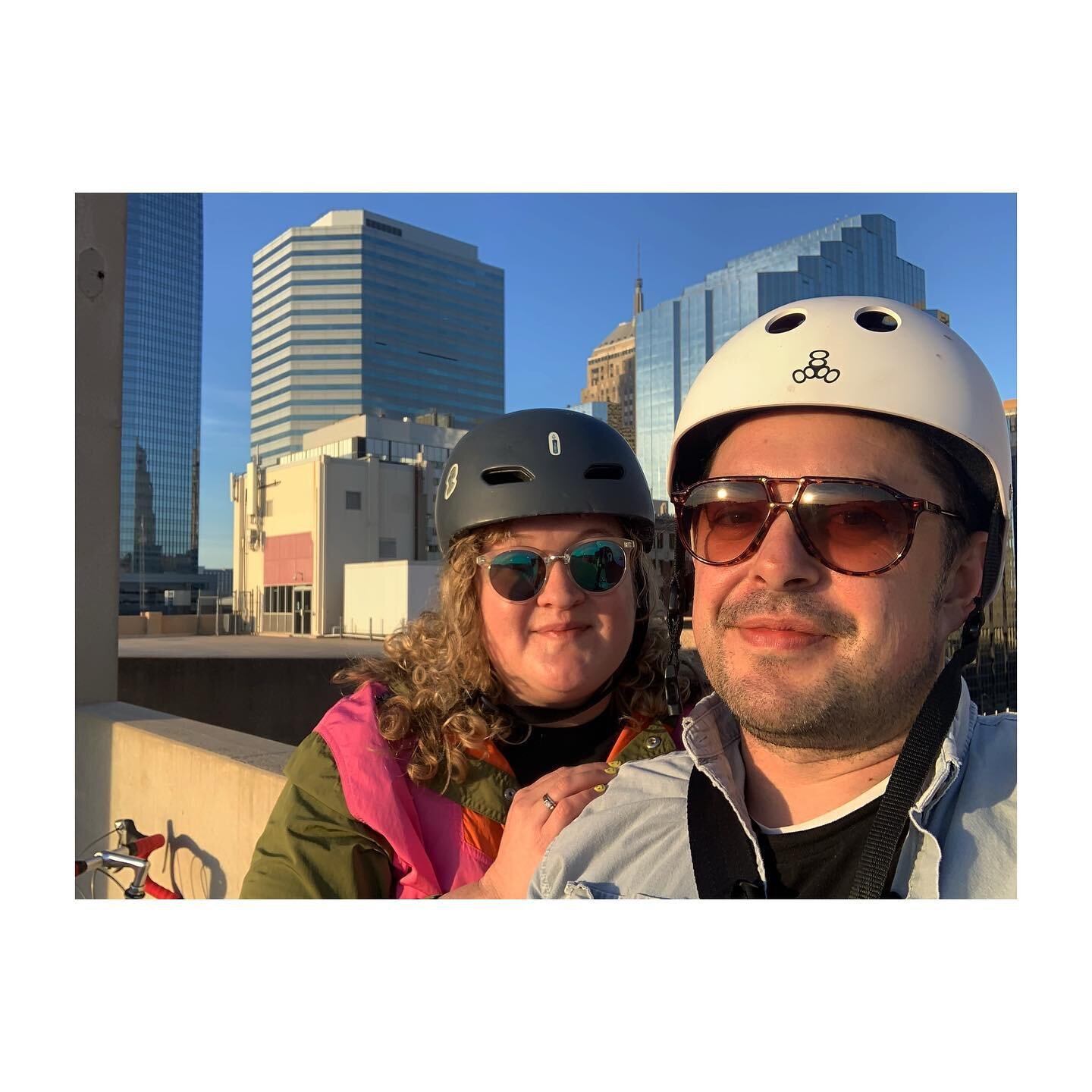 Beautiful day with my beautiful bae! 🥰 😘 ❤️ 🚲 ☀️