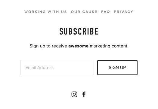 This section is found at the bottom of every LMG web page. It gives visitors a quick and easy way to subscribe to our content. Speaking of which, why haven’t YOU subscribed yet?