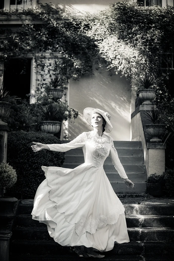 Photographer: Helene Cyr Dress: Discarded COuture