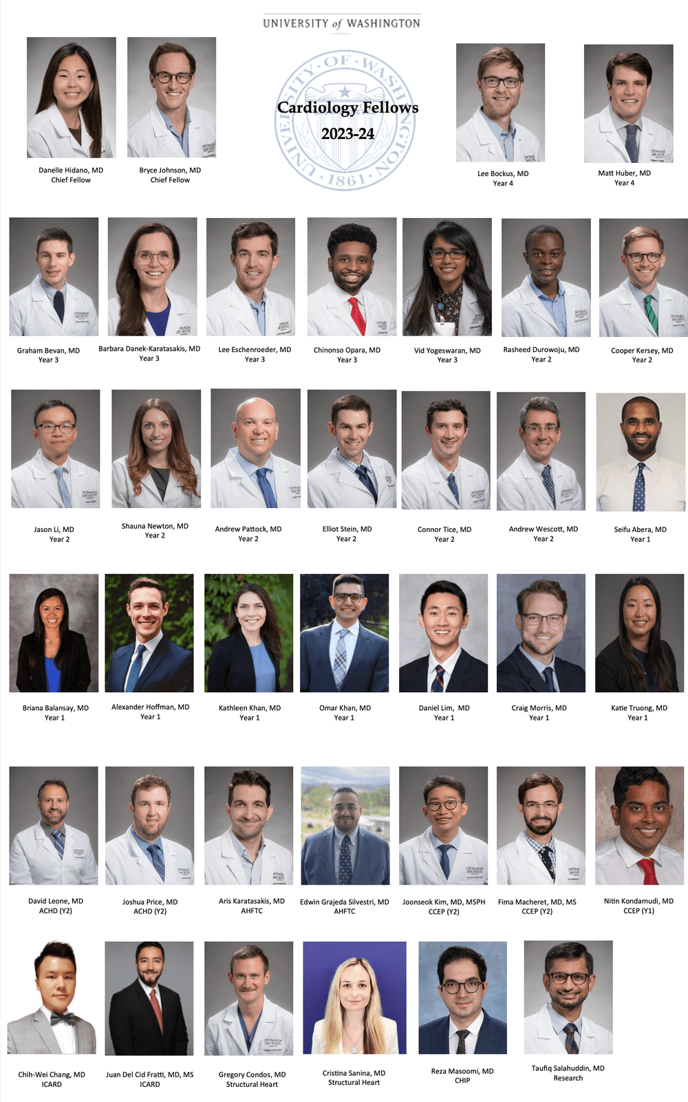 Our Fellows — UW Cardiology Fellows