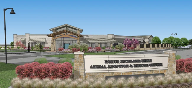 T.W. Hicks, Inc. provided the flooring needed for the new North Richland Hills Animal Adoption and Rescue Center!