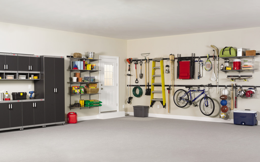 Organizing the clutter  Garage storage bins, Garage storage shelves, Garage  storage inspiration