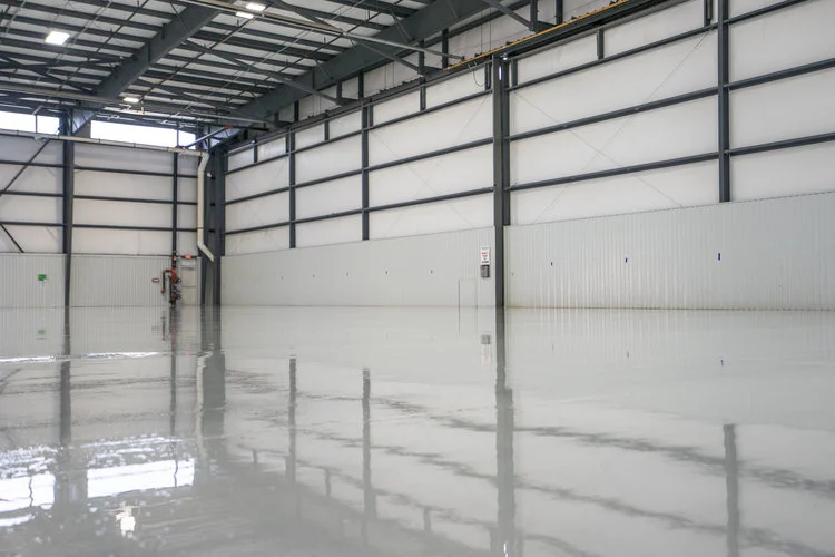 Beautiful hangar floors at Million Air Hangars! 