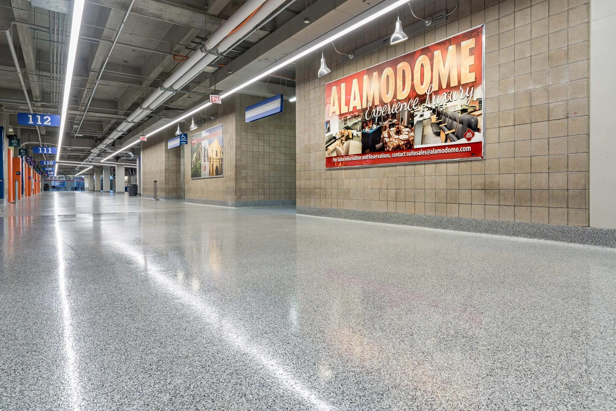 A Look into the Alamodome and Decorative Flooring 