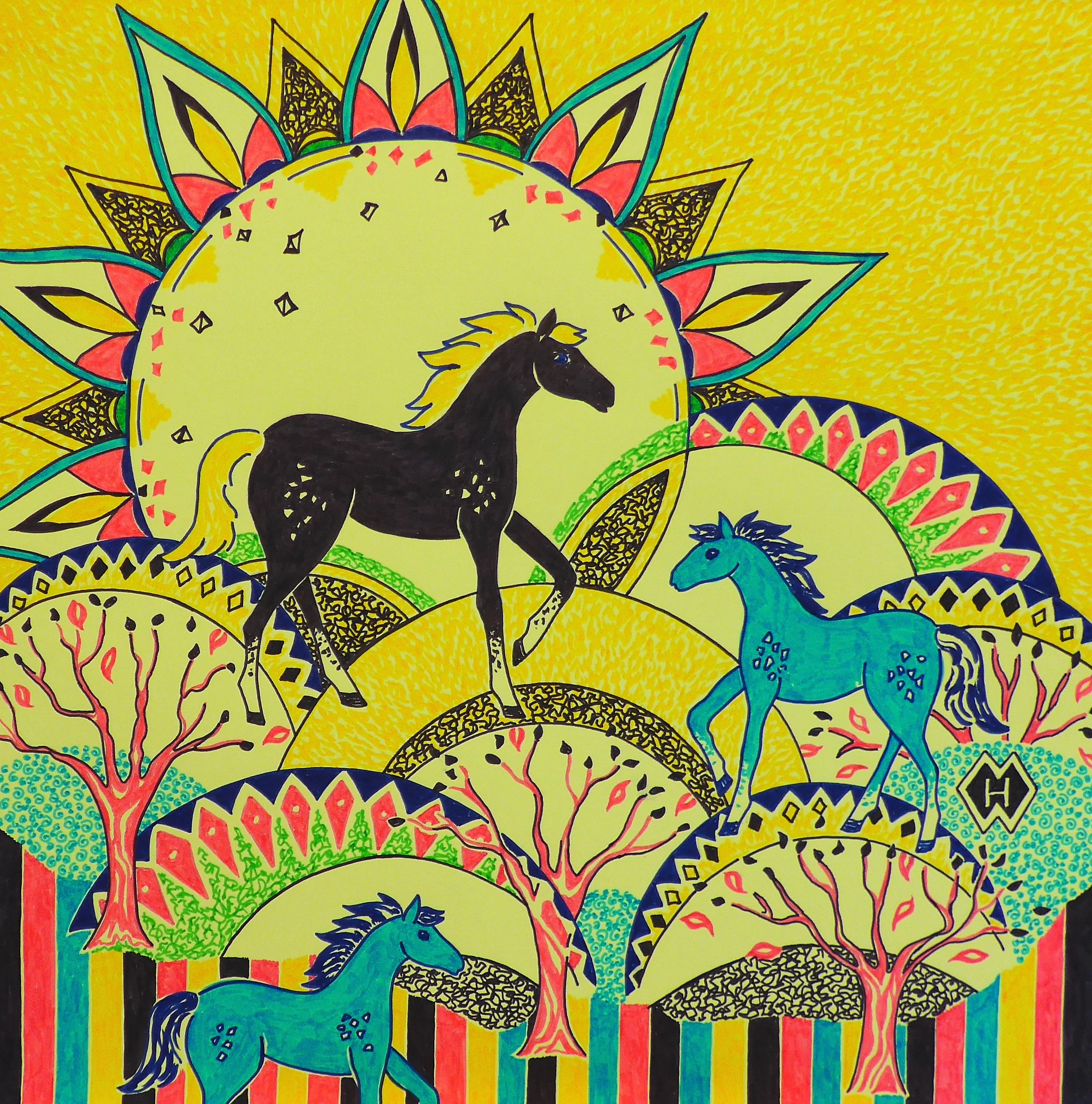 Horse Design Drawing No. 6.JPG