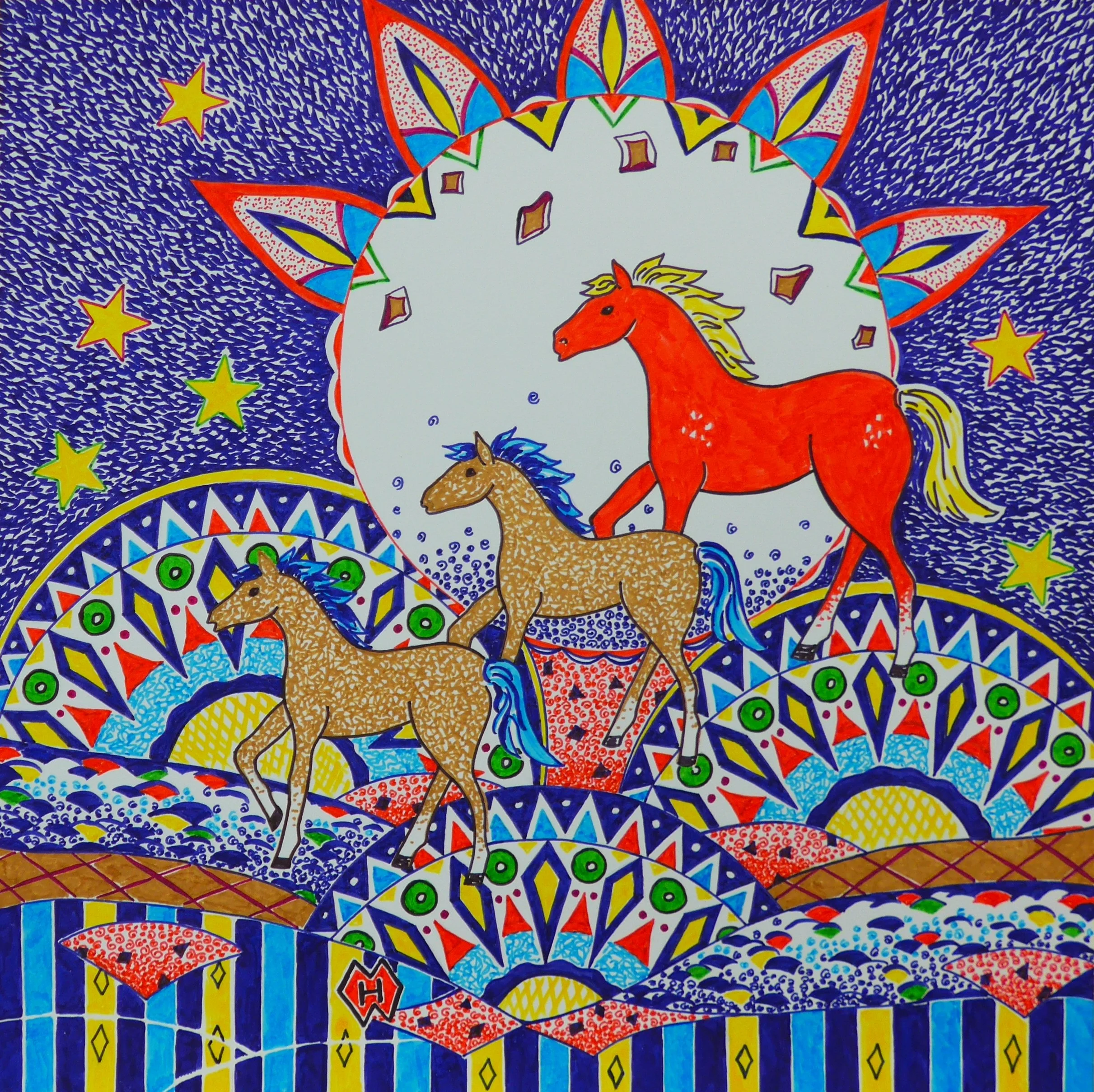 Horse Design Drawing No. 13.JPG