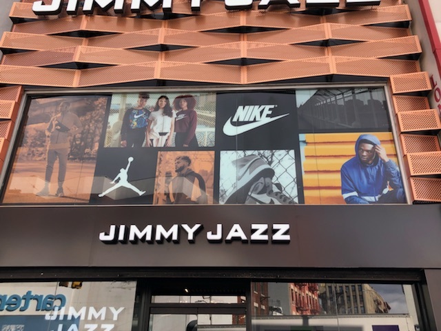 JIMMY JAZZ - STORE FRONT WINDOW CLING