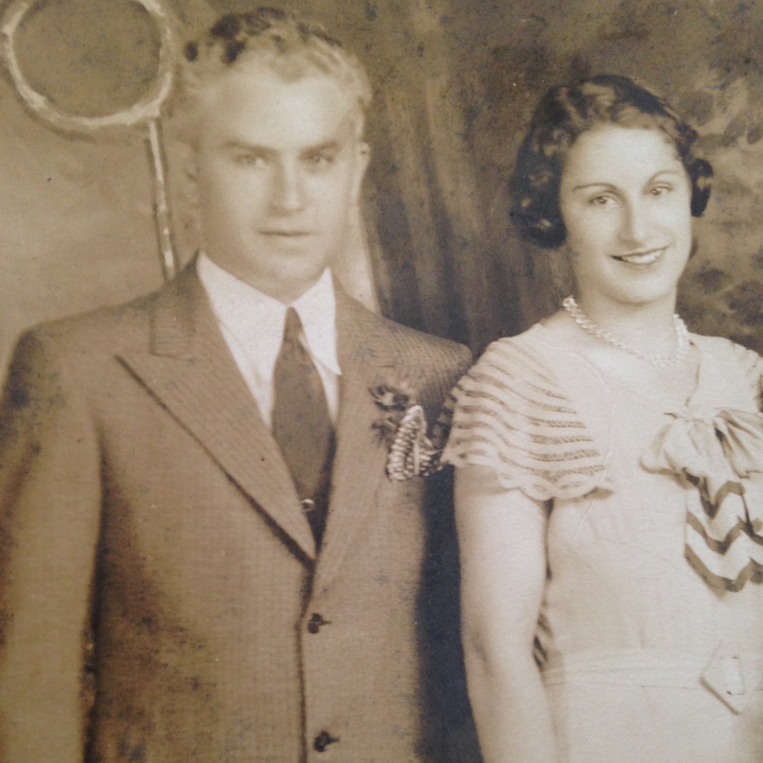 Leo and Lilly, Shari’s grandparents, the original proprietors of Leo’s Dry Goods, a storefront shop