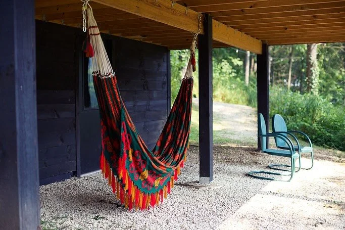 The perfect spot for a nap at the Ranch.

#redcloverranch
#beherenow
#weallneedanap 
#retreatcenter
#midwestretreatcenter
#driftless
#driftlesswisconsin 
#travelwisconsin
#hammocknaps