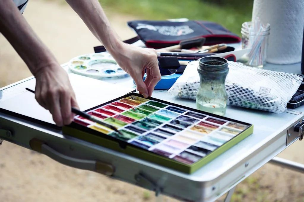 The Land is Our Teacher  - Watercolor Retreat with Leslie Baum 1