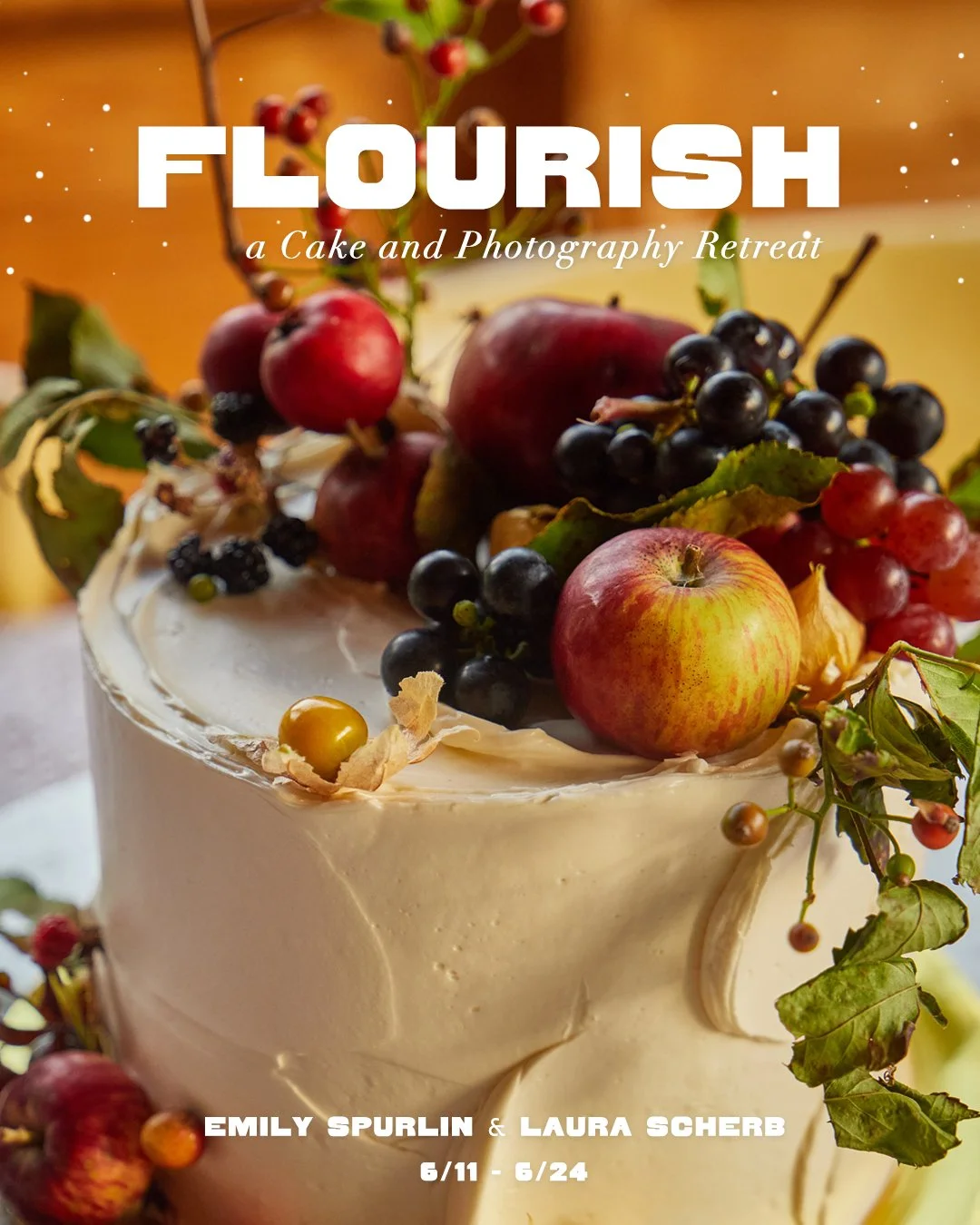 Flourish - Cake and Photography Retreat with Emily Spurlin &amp; Laura Scherb