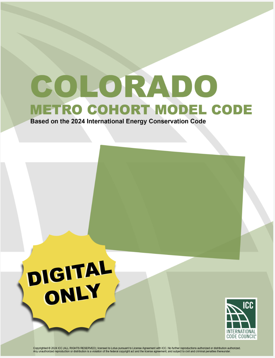 Cover of Colorado Metro Cohort Model Code.