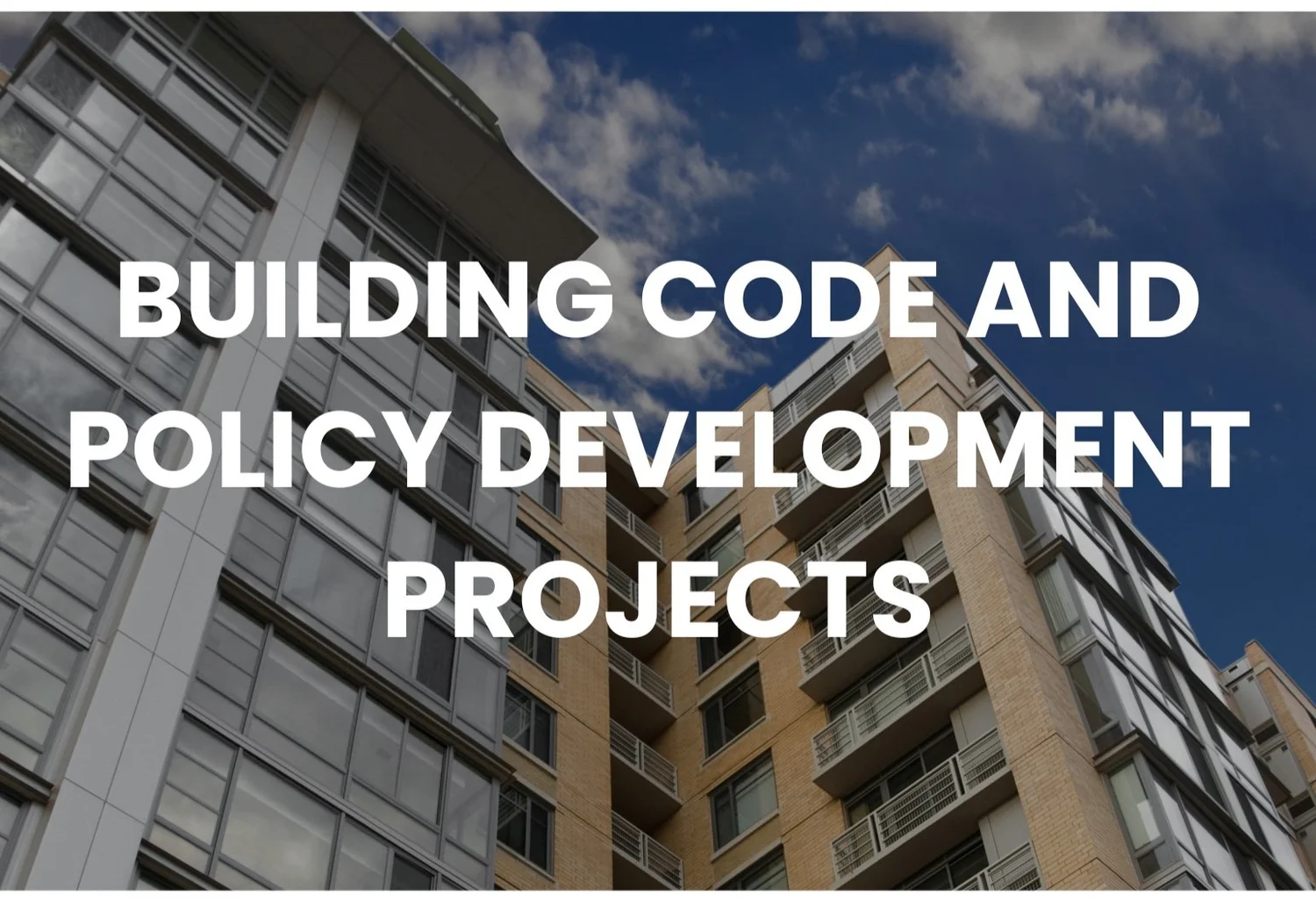 Building Code and Policy Development Projects — Lotus Engineering ...