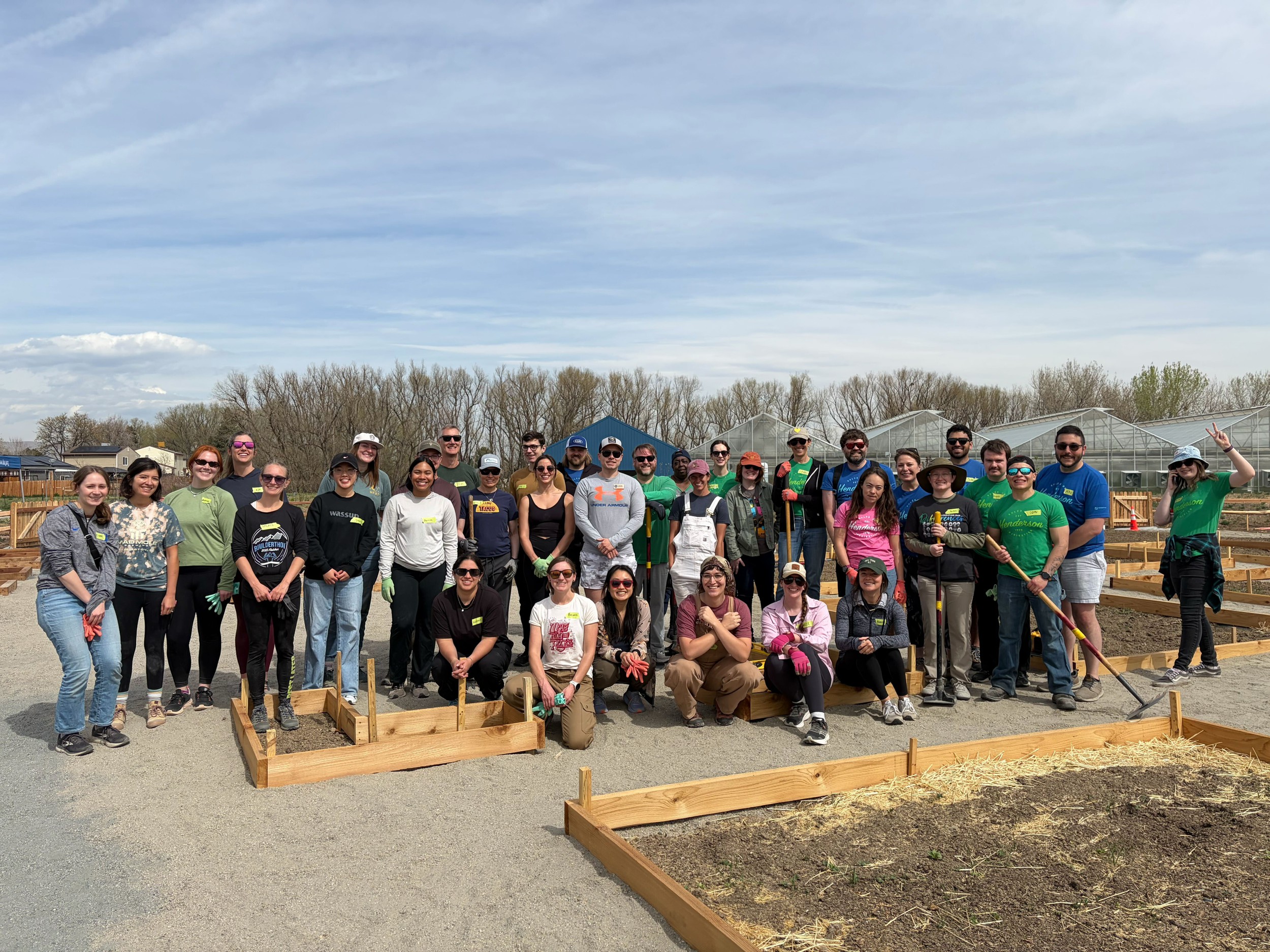 Group volunteering photo.