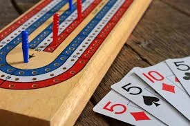 Cribbage board.