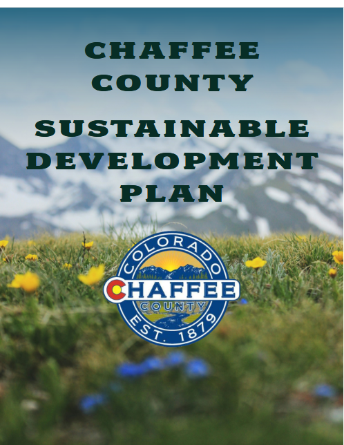Chaffee County Sustainable Development Plan cover.
