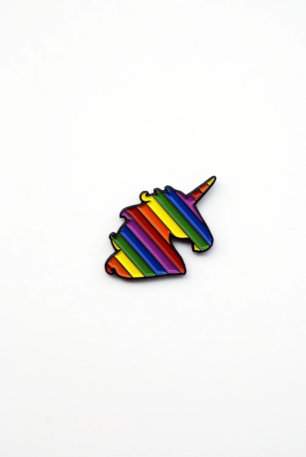 Rainbow Unicorn Enamel Lapel Pin Bang Up Betty