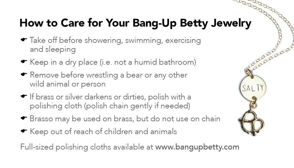 Hændelse, begivenhed Forsømme læsning handmade brass jewelry — Blog — Bang-Up Betty