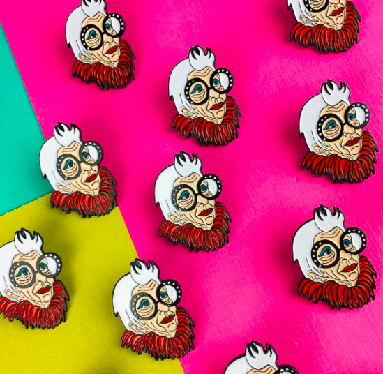 Iris Lapel Pin by Culture Flock