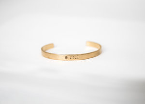 Hand-Stamped Custom Mantra Cuff Bracelet — Bang-Up Betty