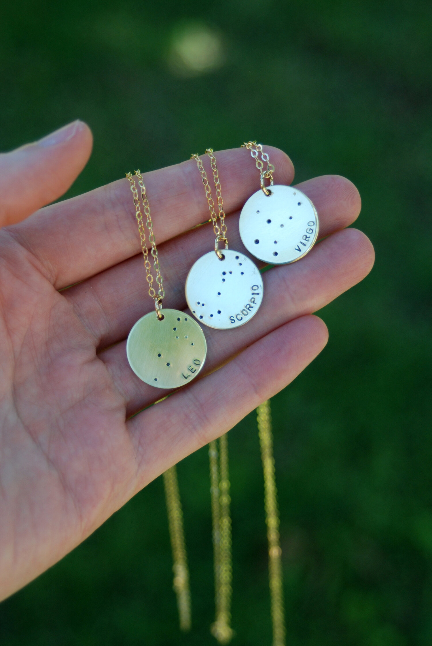 Zodiac Sign Necklace  Custom Made Necklaces – Cut + Clarity