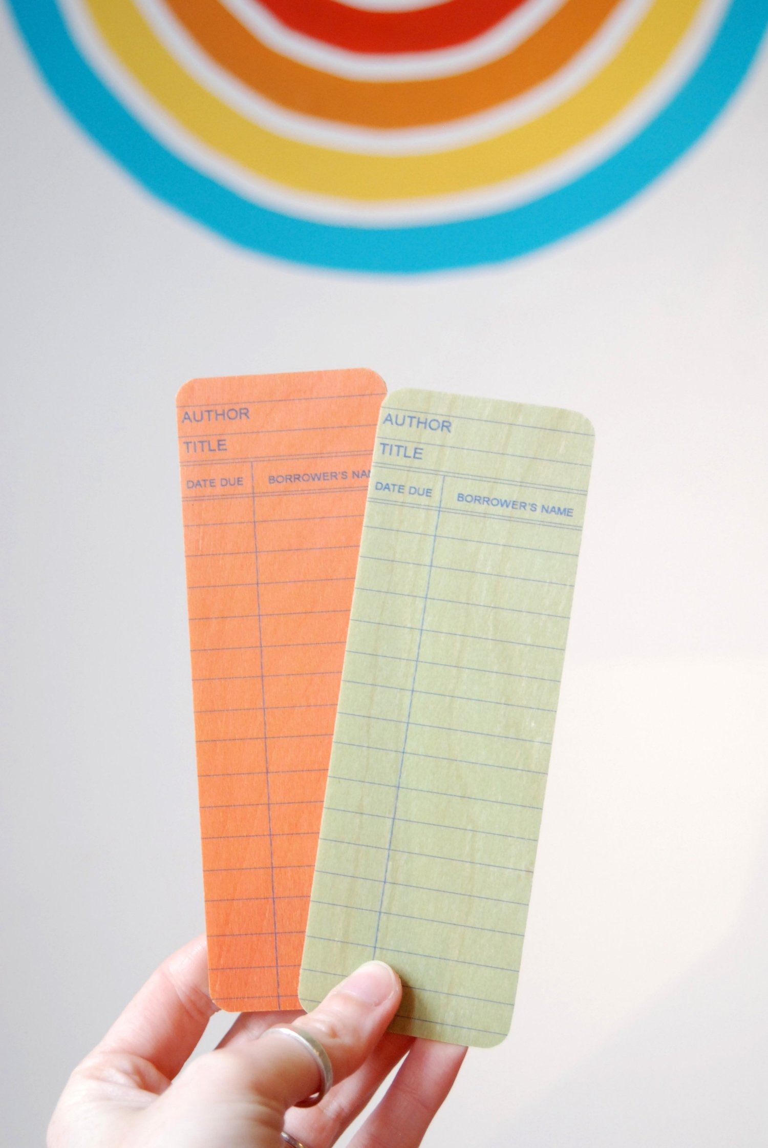 Vintage Library Card