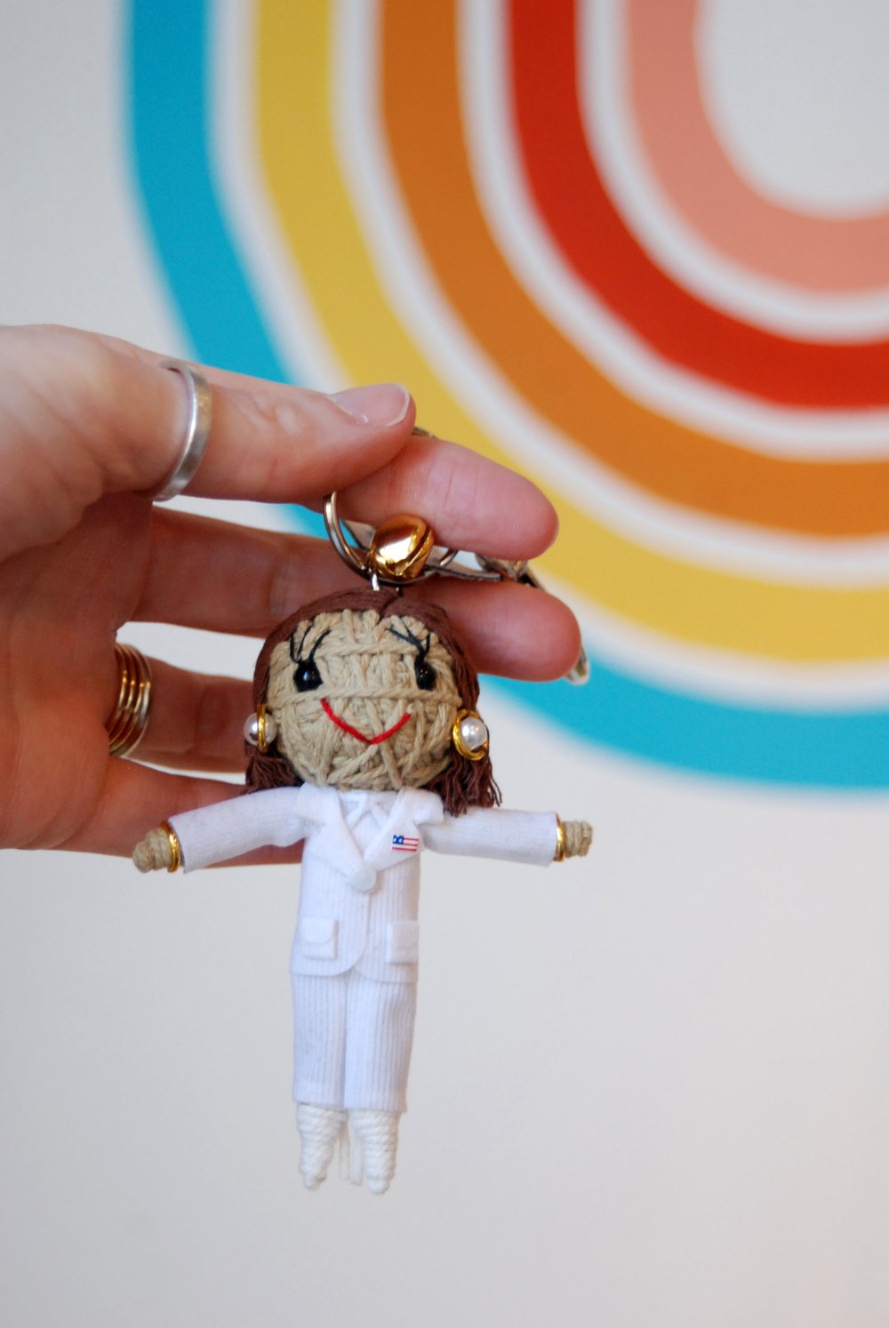 Tuskeegee Airman String Doll Keychain - Global Gifts