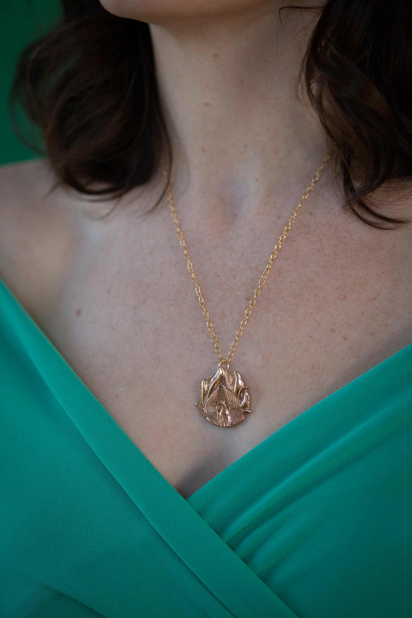 Gold Picking Petals Chain and Pendant Necklace | Women's Jewelry by Uncommon James