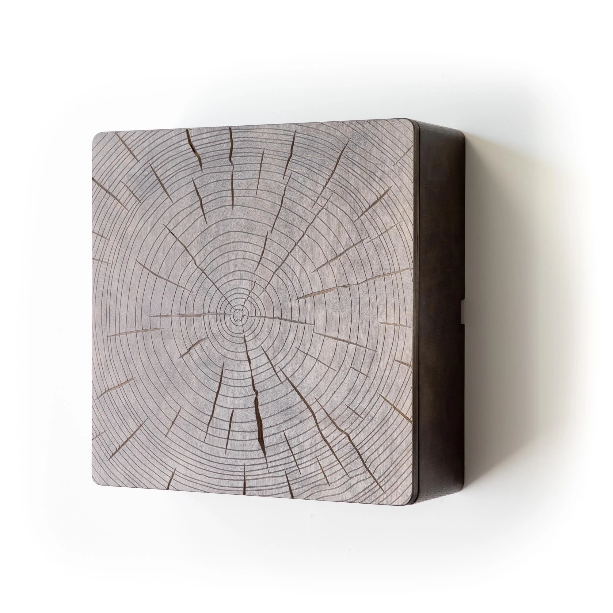 Timber sculptural wood cabinet door panel