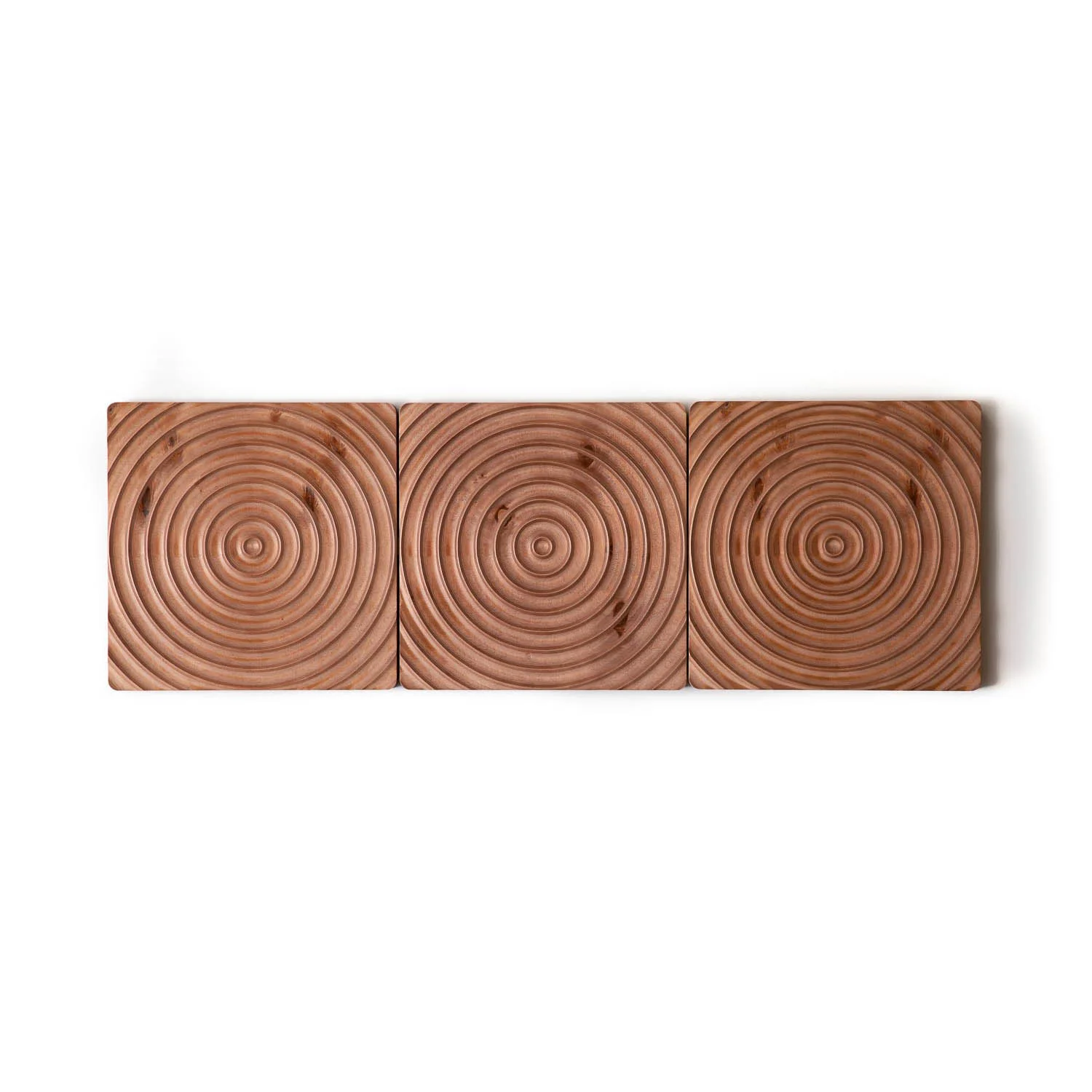 3 pack of Ripple wood wall panels