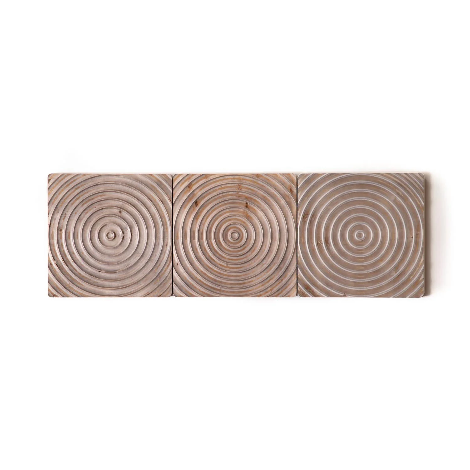 Three side by side Ripple wall panels
