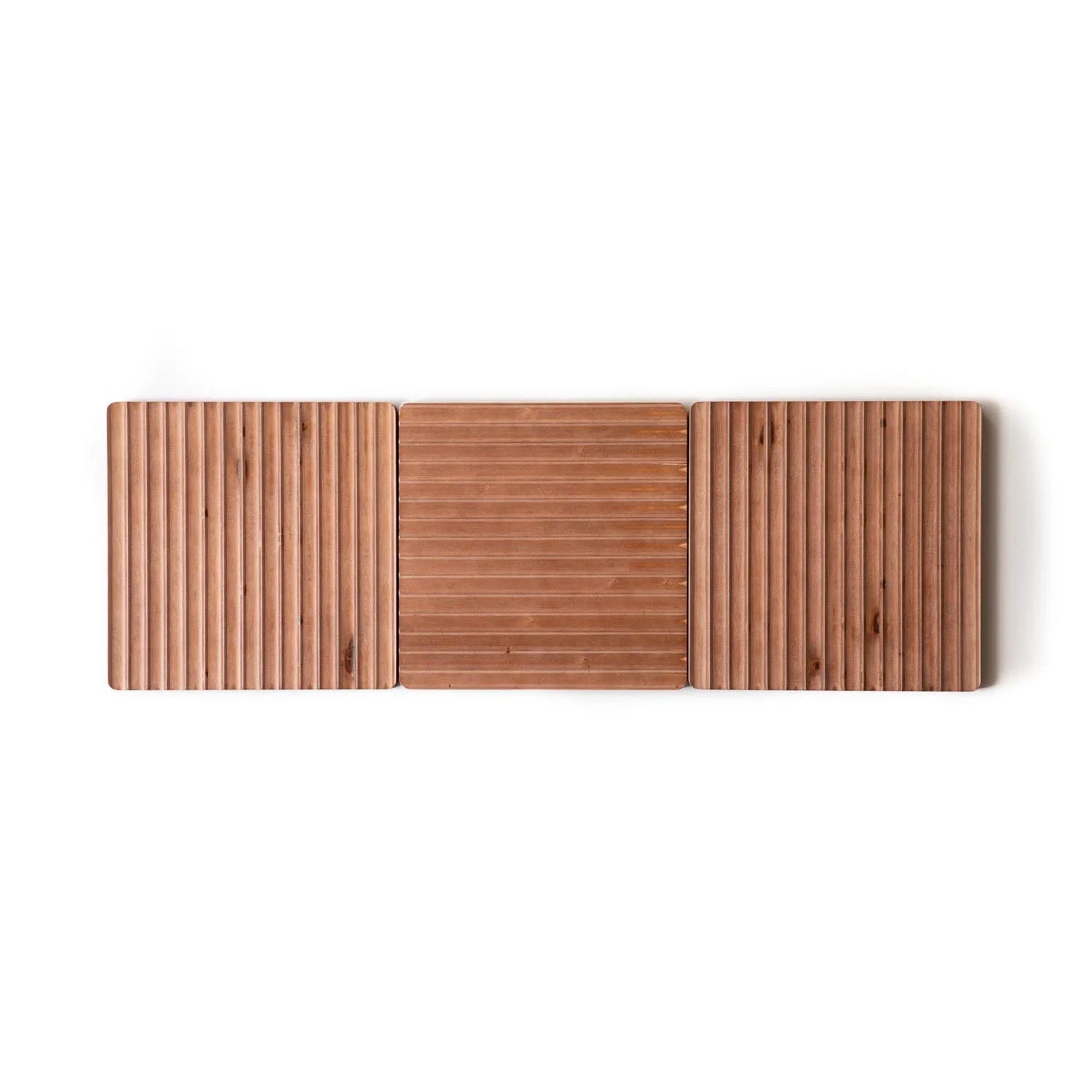 3 set of Row decorative wall panels