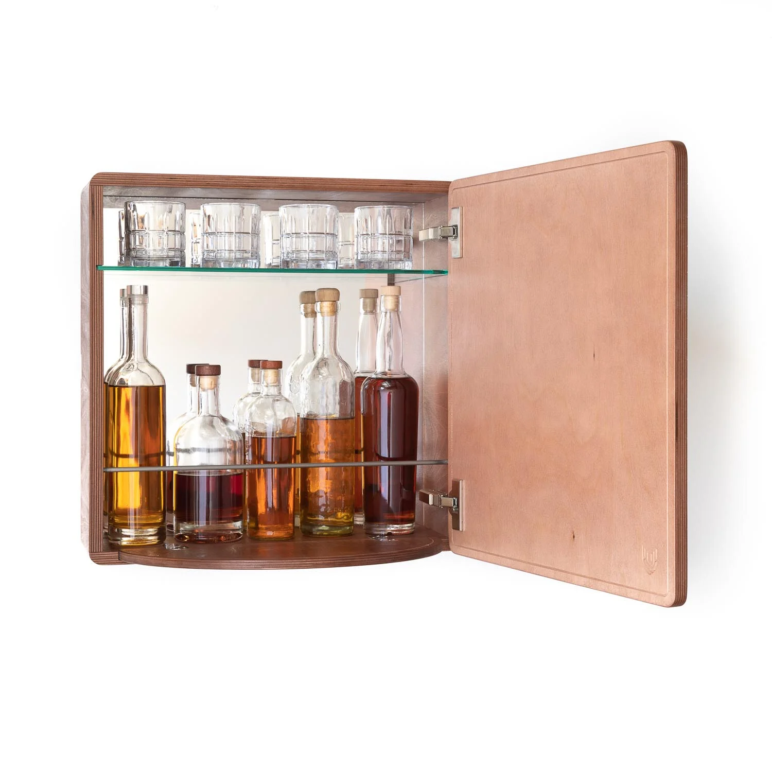 Interlocking liquor cabinets