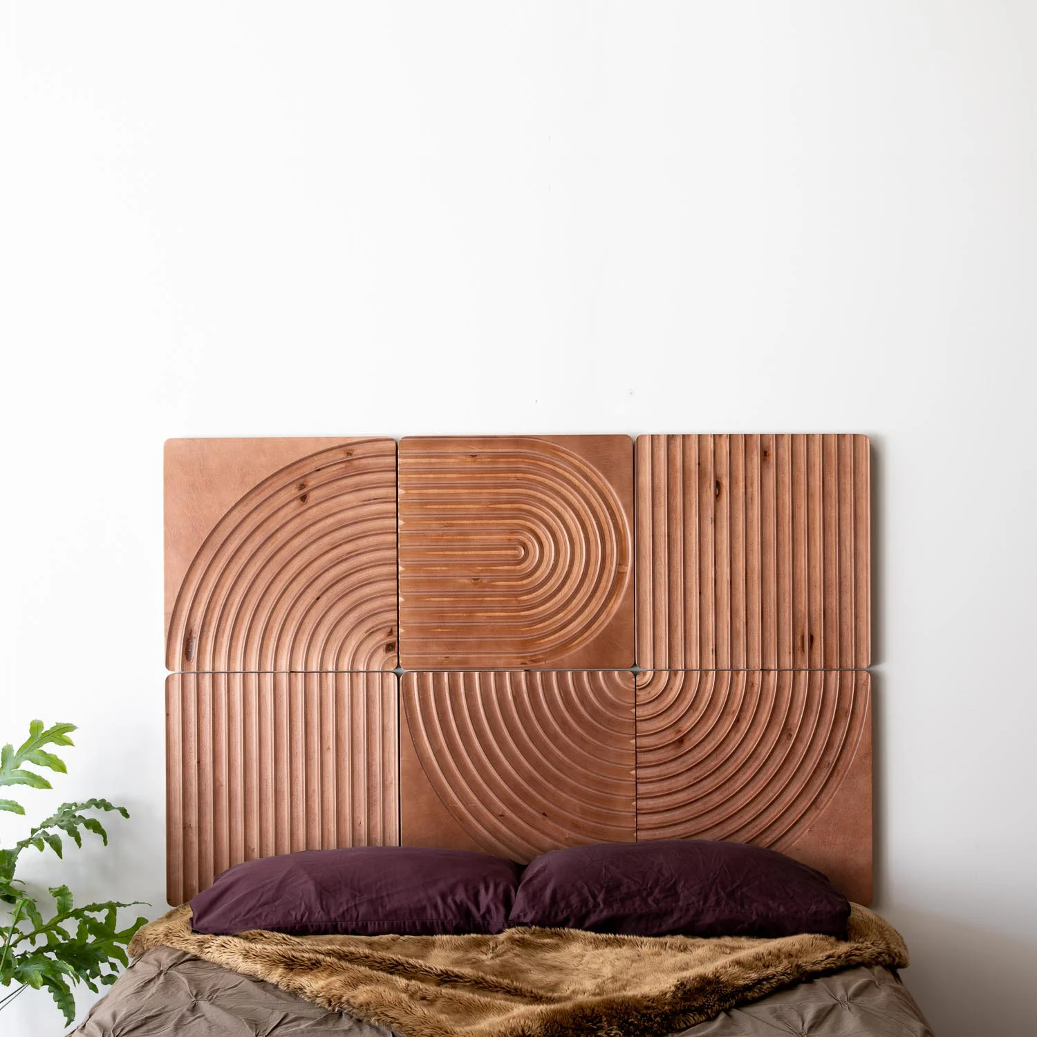 3D sculpted headboard