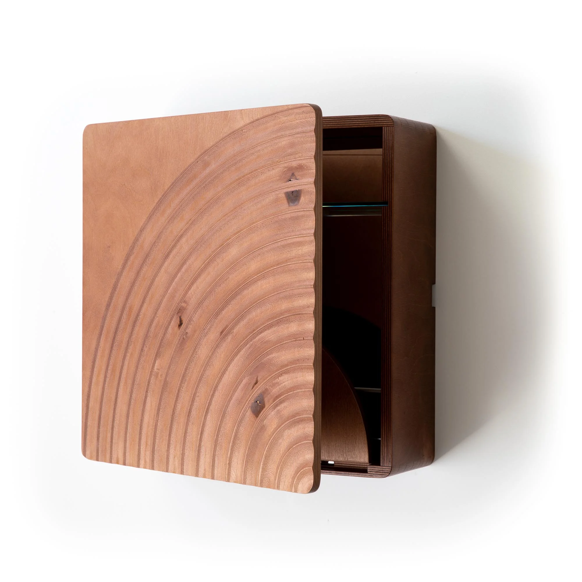 KARVD wall-mounted liquor cabinet