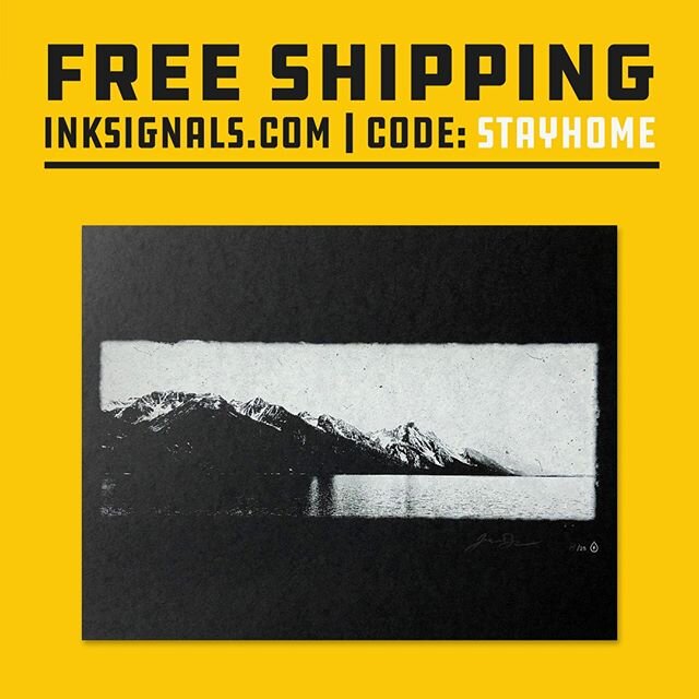 Free shipping on our screen printed posters in the web store! Use code STAYHOME at checkout. ⁠
⁠
It has been a crazy few weeks! Like most small businesses right now we are feeling the slowdown from this pandemic. As hard as it is we know it's a good 
