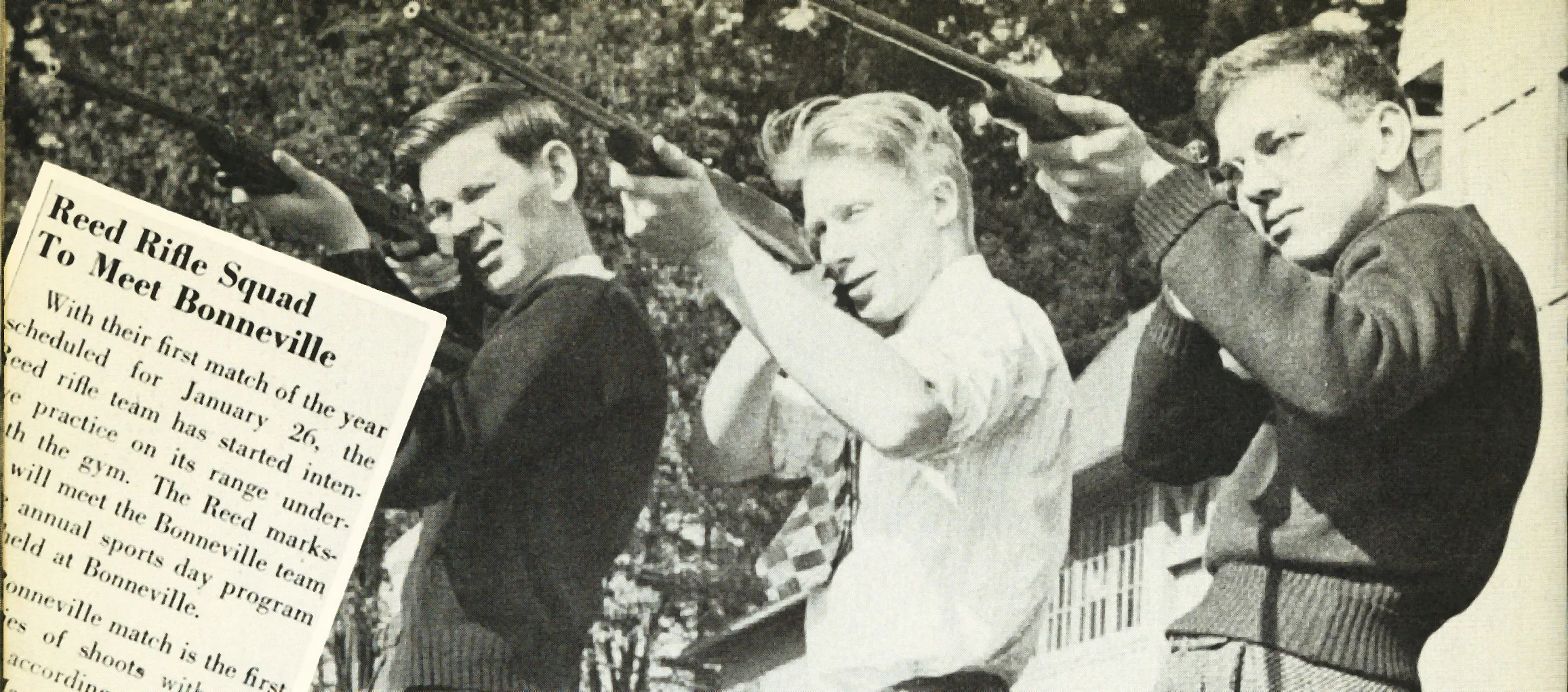 Sound of Gunfire Off in the Distance: A Short History of Firearms at Reed