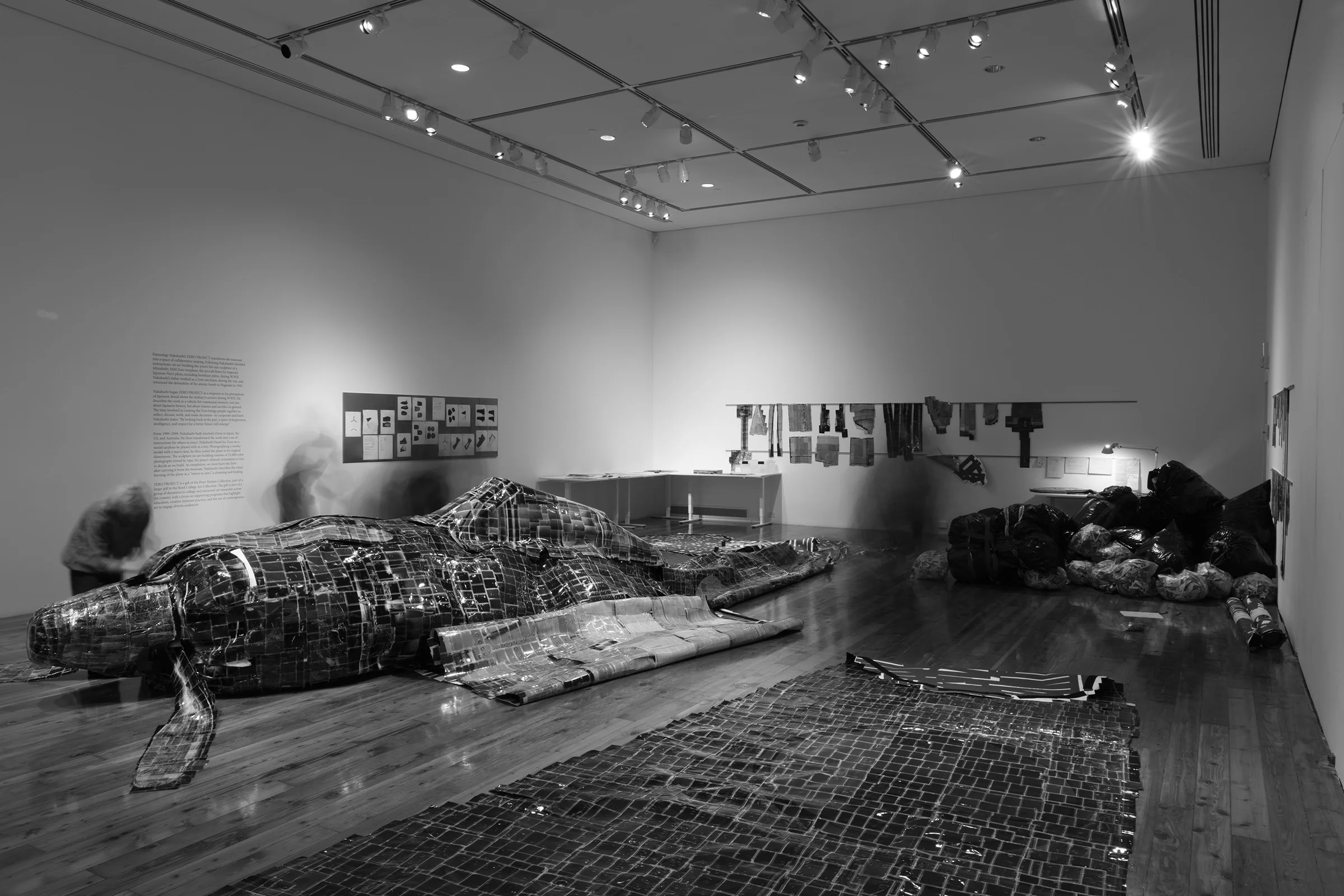 Construction of the Zero Project in the Cooley Gallery