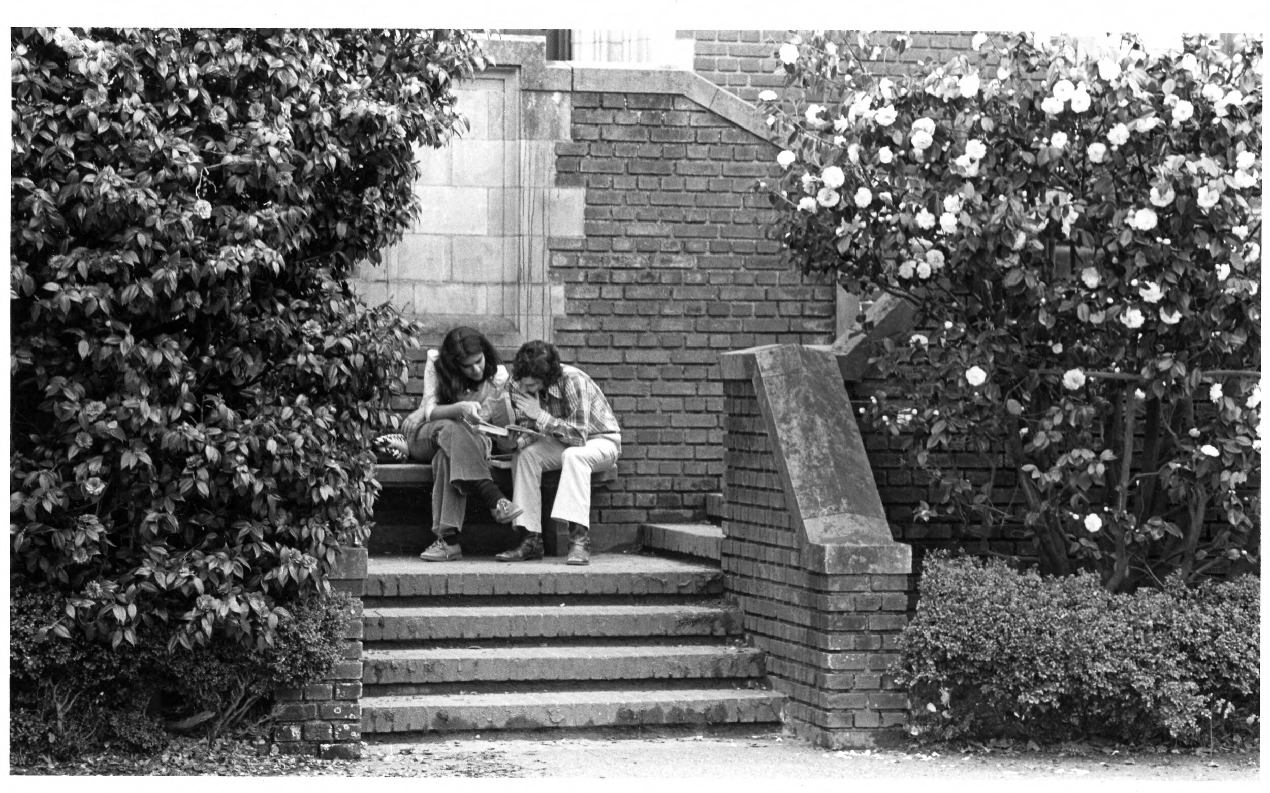 Copy of Students on the back porch of Eliot Hall, 1975.jpg